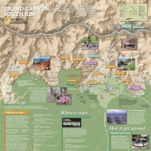 Grand Canyon  on Grand Canyon Map  Directions   Mileage  South Rim Map   Grand Canyon