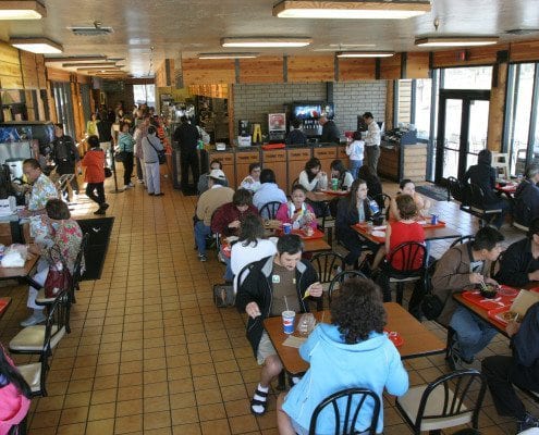Grand Canyon Explorer's Cafe Indoor seating