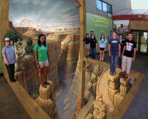 Grand Canyon Kurt Wenner 3D Pavement Art