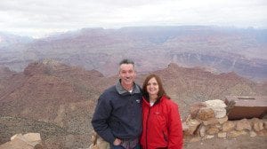 Norman Burgess and wife at Grand Canyon