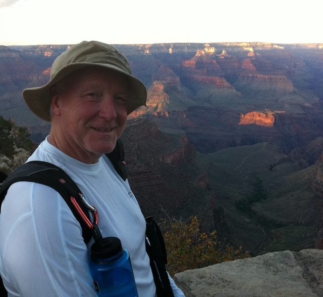 Grand Canyon view with William Dunphy