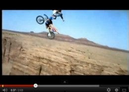 Grand Canyon Motorbike Jump