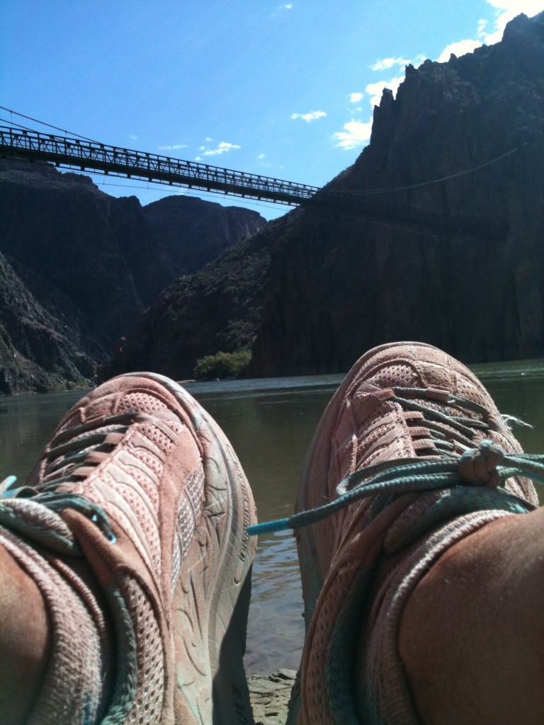 Feet up at Grand Canyon