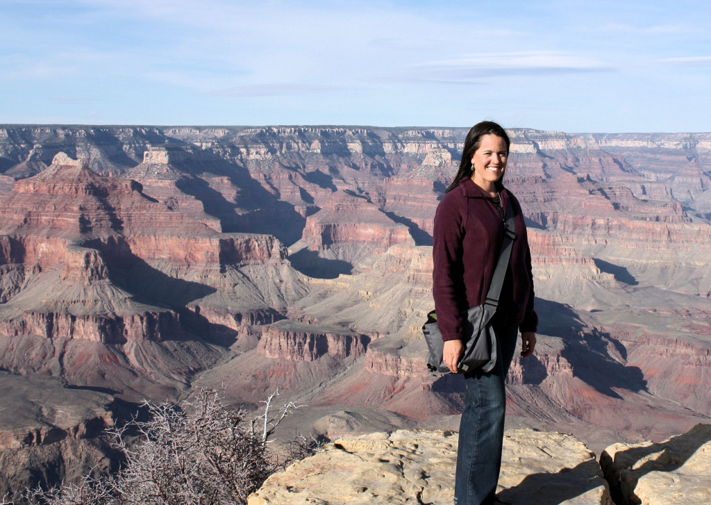 Jen at the Grand Canyon
