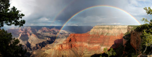 grand canyon rainbow