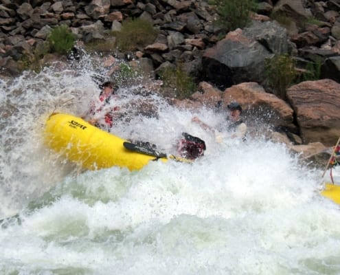 drinking and rafting grand canyon