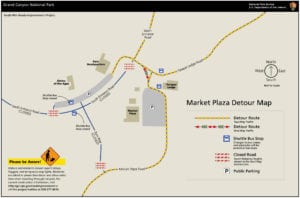 Market Plaza Detour Map