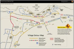 Village Detour Map