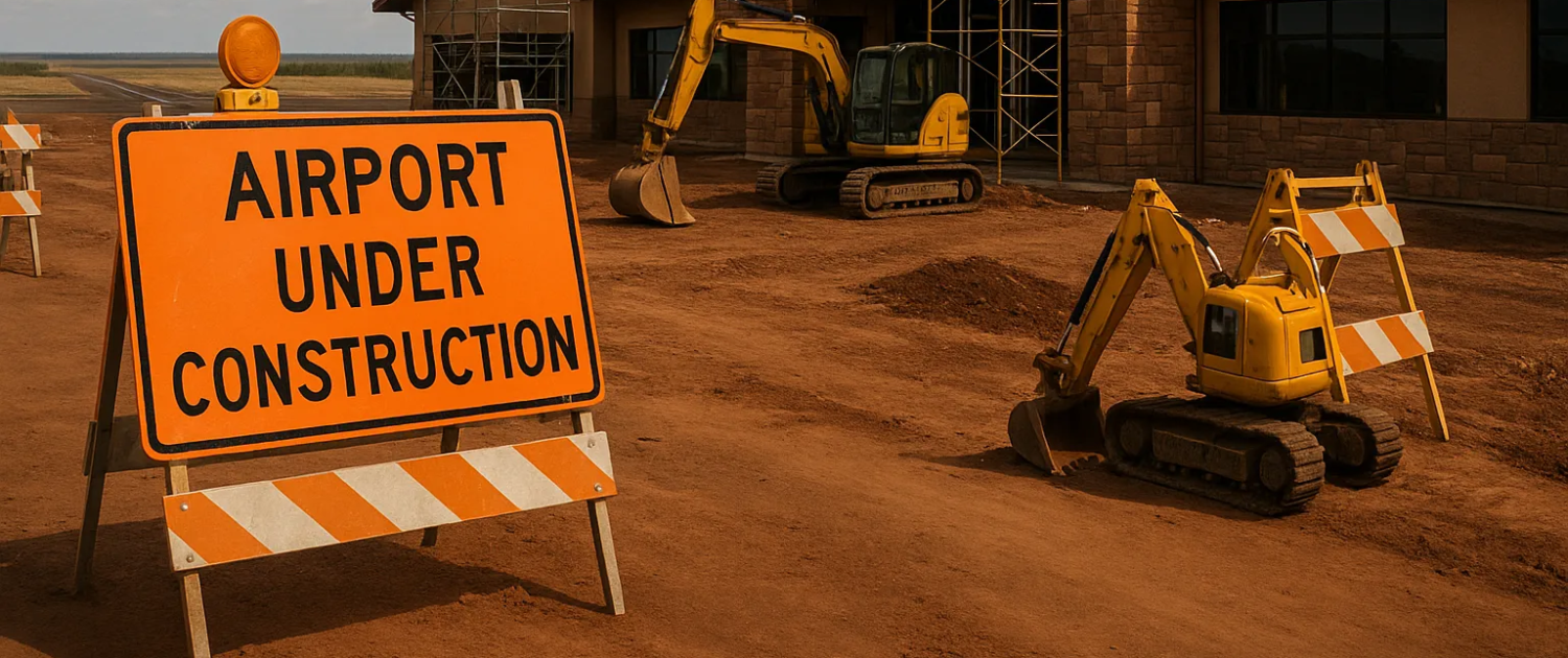 Grand Canyon Airport Construction_simple_compose Grand Canyon Airport Construction